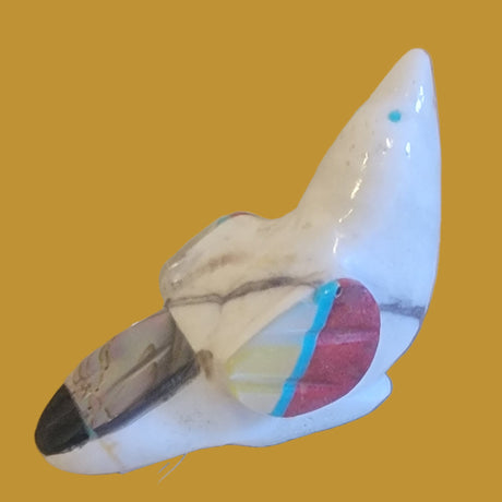 Pretty Marble Songbird/Messenger Zuni Fetish