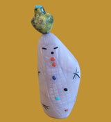 Double Sided Fluorite Zuni Olla/Corn Maiden Zuni Fetish