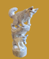 Hide and Seek Antler Wolves Zuni Fetish