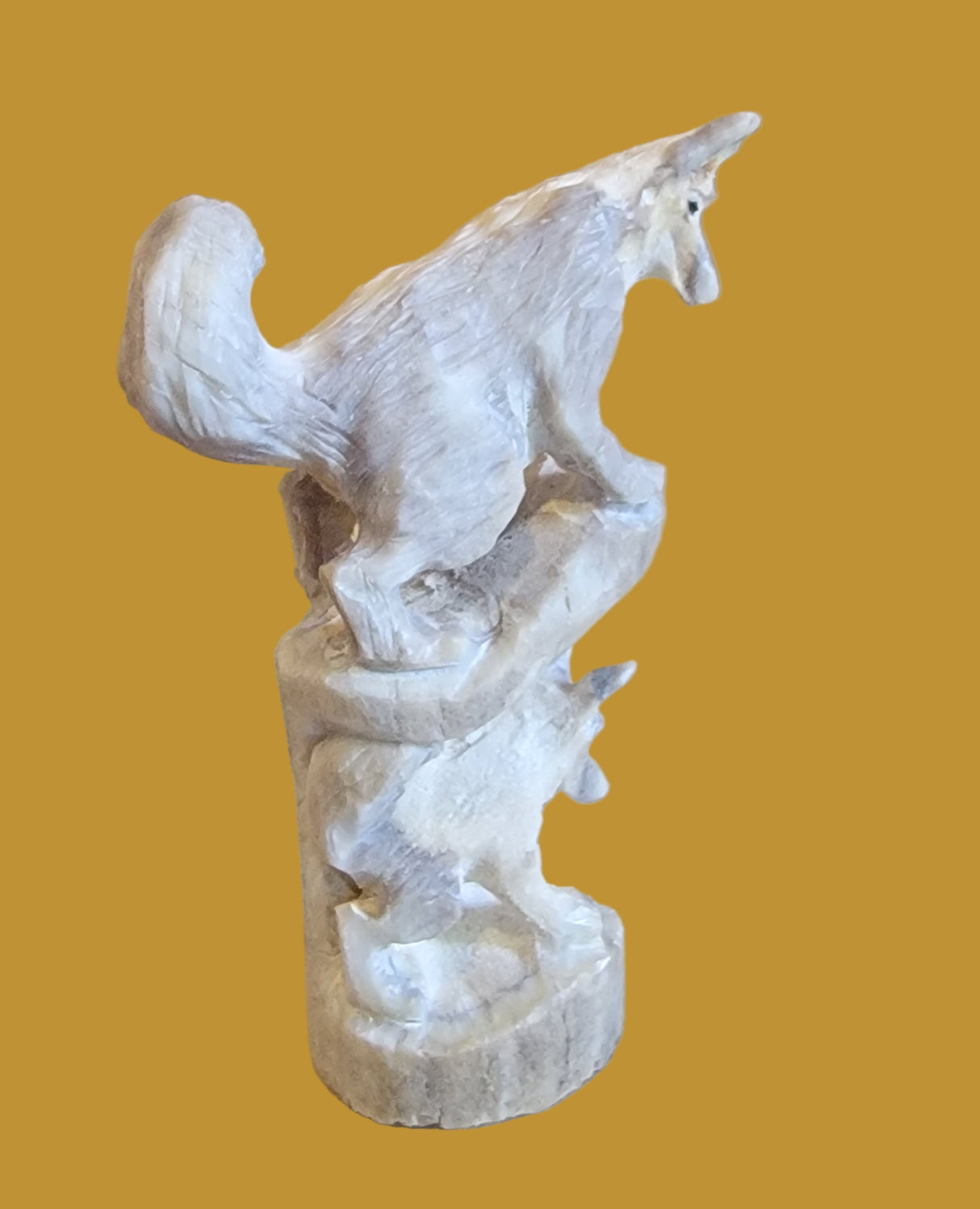 Hide and Seek Antler Wolves Zuni Fetish