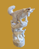 Hide and Seek Antler Wolves Zuni Fetish