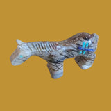 Picasso Marble Horse w/Dragonfly on Rump Zuni Fetish
