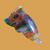 Surfite Dolphin w/ Zuni Sun Zuni Fetish