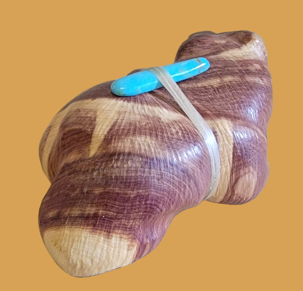 Cedar Bear in Full Stride Zuni Fetish