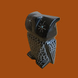 Black Marble Owl Rules the Night Zuni Fetish