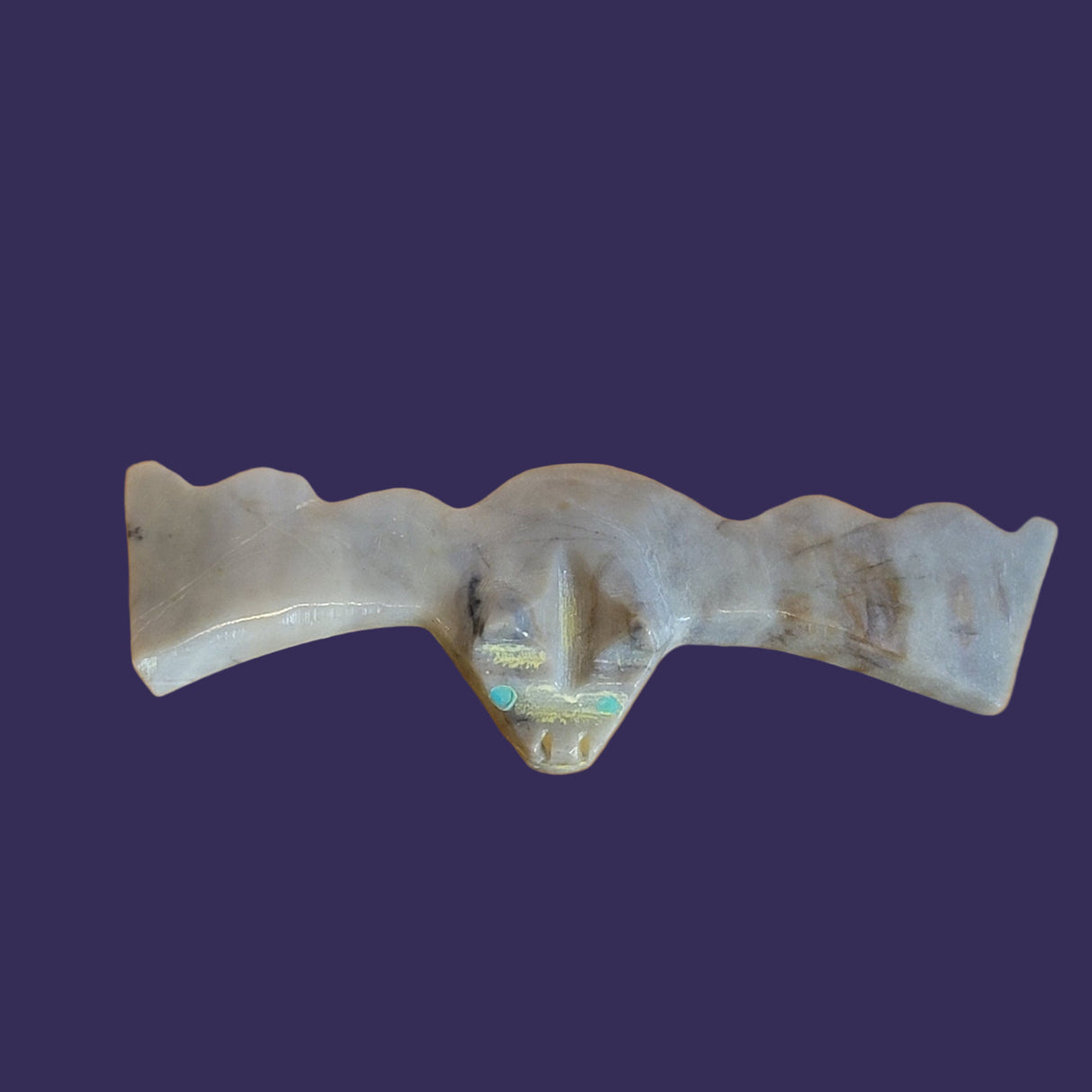 Picaaso Marble Bat Zuni Fetish