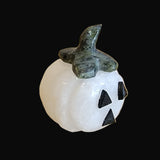 Alabaster Ghost Pumpkin Zuni Fetish