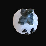 Alabaster Ghost Pumpkin Zuni Fetish