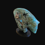 Ghost Face Turquoise Bearden/ Maiden, Bear and Ghost Face Zuni Fetish