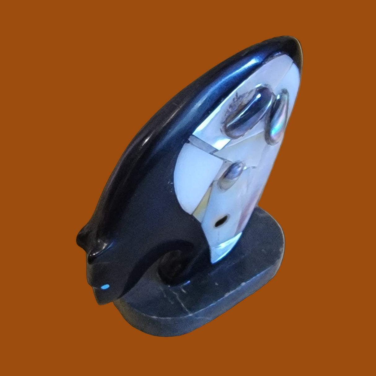 Scream Ghost Face Bearden/ Bear, Maiden and Ghost Face Zuni Fetish