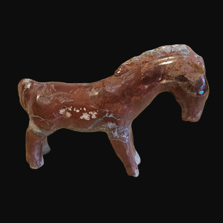 Crazy Horse Stone Healing Horse Zuni Fetish