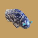 Large and Powerful Sodalite Bison/Buffalo Zuni Fetish