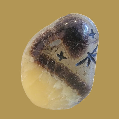 Septarian Nodule (Utah Geode) Zuni Corn Maiden Zuni Fetish