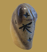 Septarian Nodule (Utah Geode) Zuni Corn Maiden Zuni Fetish