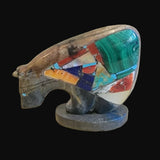 Mosaic Inlaid Bearden /Zuni Maiden Bear Zuni Fetish
