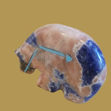 Sunset Sodalite Medicine Bear Zuni Fetish