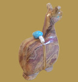 Onyx Llama Zuni Fetish