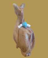 Onyx Llama Zuni Fetish