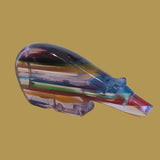 Stunning Surfite Long Necked Bear w/Heartline Zuni Fetish