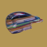 Stunning Surfite Long Necked Bear w/Heartline Zuni Fetish