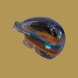 Stunning Surfite Long Necked Bear w/Heartline Zuni Fetish