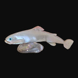 Elegant Abalone Shell Rainbow Trout Fish Zuni Fetish