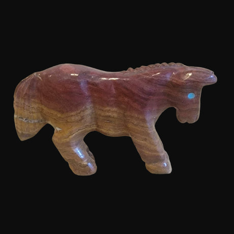Simply Elegant. Onyx Healing Horse Zuni Fetish