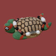 Holiday Red and Green Ninja Turtle Zuni Fetish/Folk Art