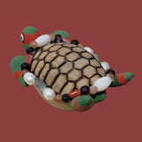 Holiday Red and Green Ninja Turtle Zuni Fetish/Folk Art