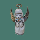 Antler Angel w/Sterling Silver Wings and Halo Zuni Fetish