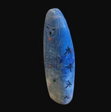 Double Sided Denim Lapis Zuni Maiden/Corn Maiden Zuni Fetish