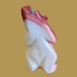 Spiny Oyster Shell Standing Zuni Fetish Bear