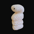 Coiled and Scaley Alabaster Rattlesnake/Snake Zuni Fetish