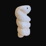 Coiled and Scaley Alabaster Rattlesnake/Snake Zuni Fetish