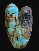 Quadruple Turquoise Zuni Maidens and Corn Maidens Zuni Fetish