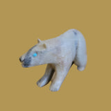 Picasso Marble Furry Realistic Bear Cub Zuni Fetish