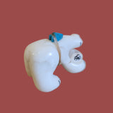 Cute Alabaster Bear Bearing Pottery Gift Bowl Zuni Fetish