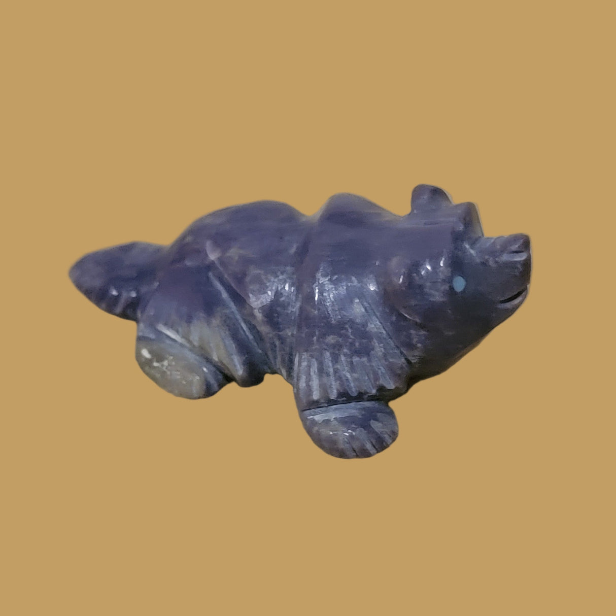 Purple Violite Navajo Badger Zuni Fetish