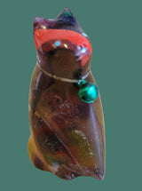 Christmas/Holiday Kitty Cat w/ Green Jingle Bell Collar