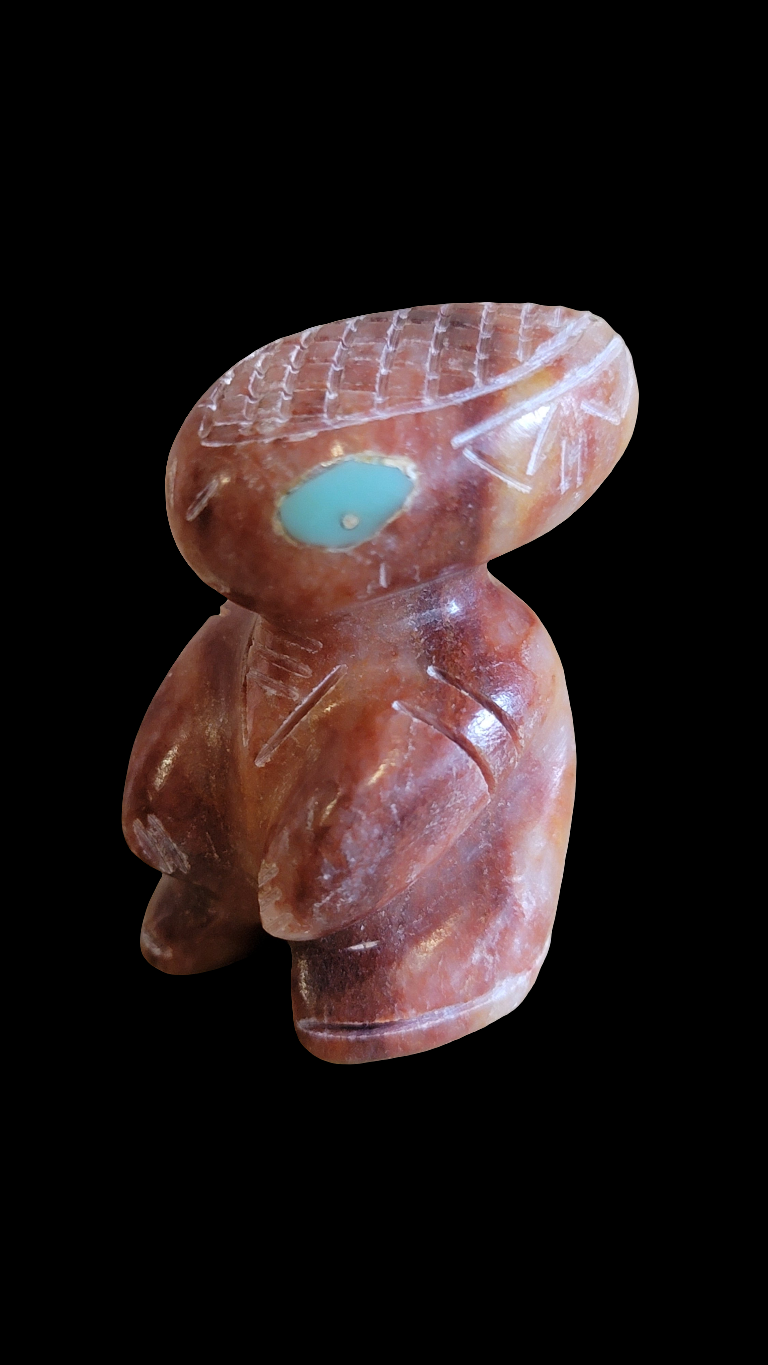 Alabaster Alien"Take Me To Your Leader" Zuni Fetish