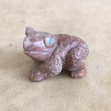 Picasso Marble Frog Zuni Fetish